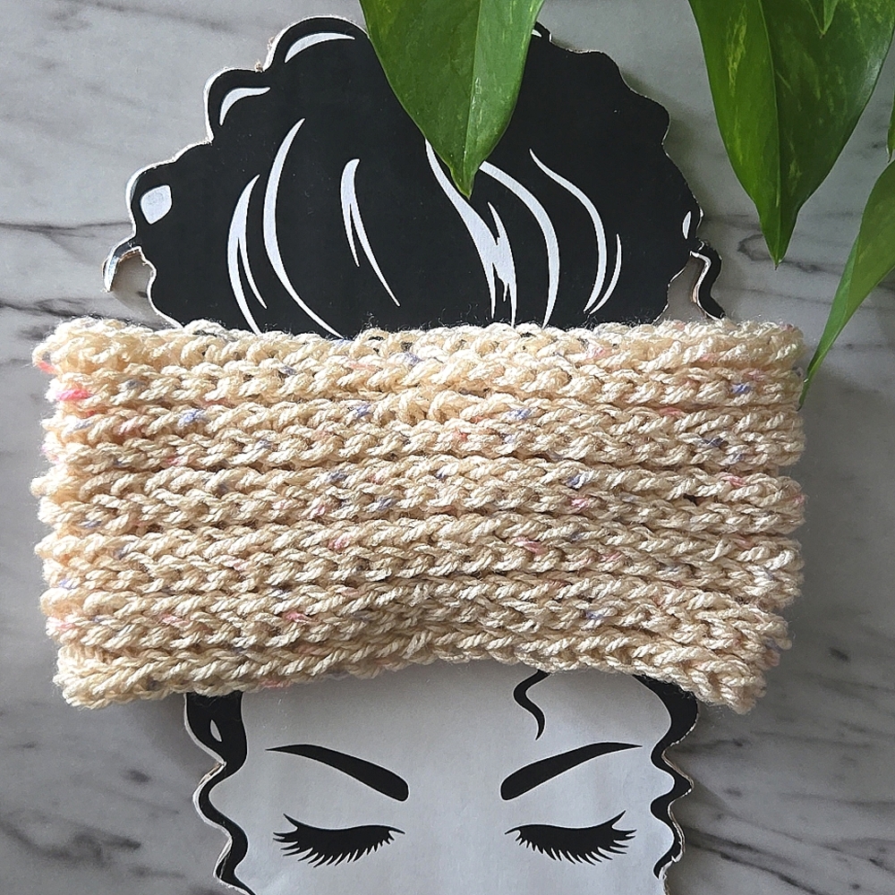 Handmade Knit Turban Headband - Picture 3 of 5